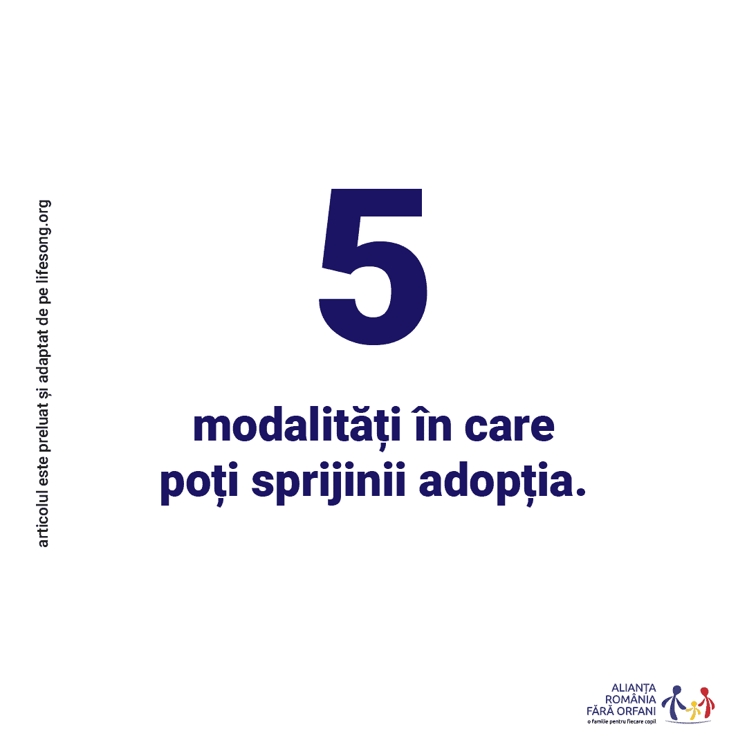 cinci modalități în care poți sprijinii adopția.modalități în care poți sprijinii adopția